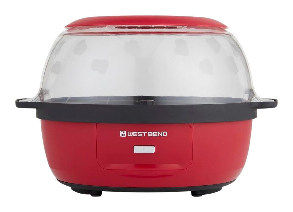 West Bend Stir Crazy Popcorn Maker, 6 Quart, Red 2157642